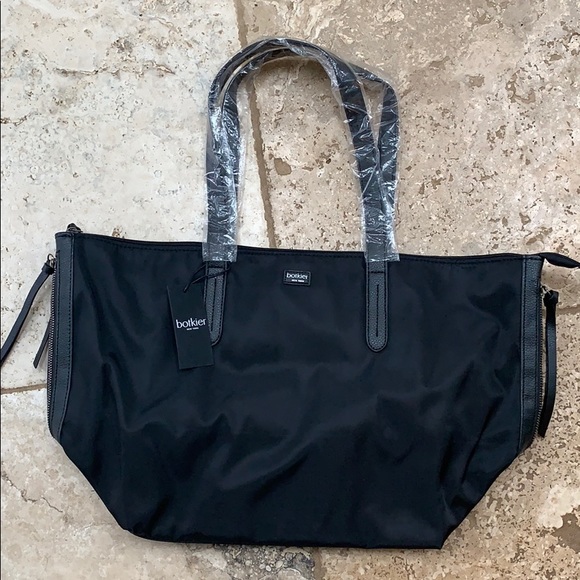Black nylon tote bag - Picture 1 of 5